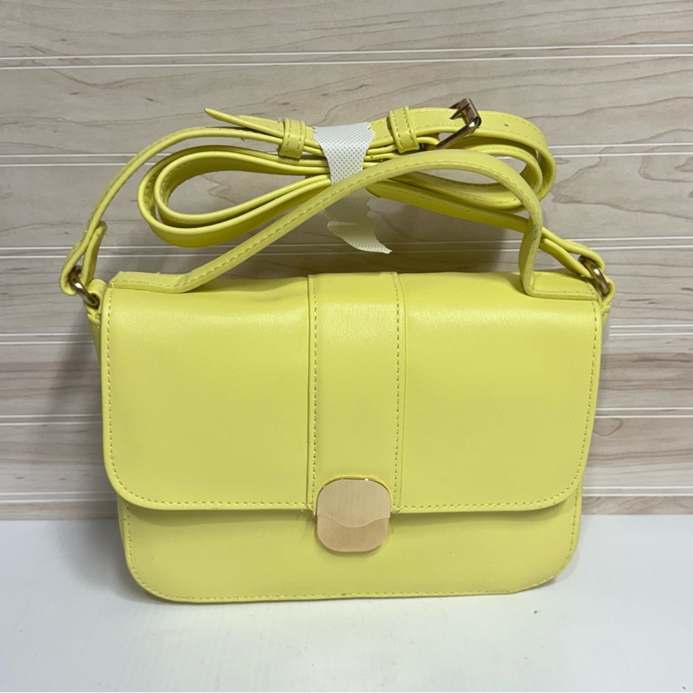 Lemon Yellow Crossbody Bag